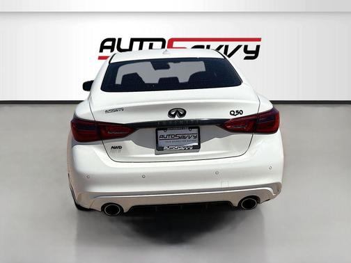 Majestic White 2022 INFINITI Q50 3.0t LUXE