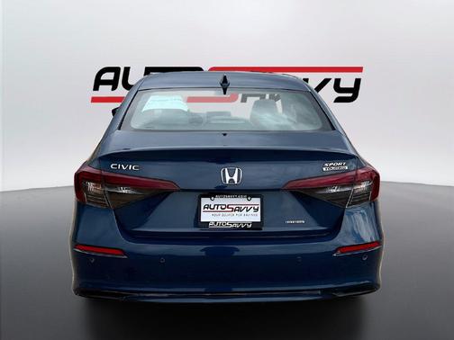 Blue Lagoon Pearl 2025 Honda Civic Hybrid Sport Touring