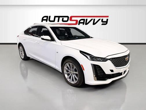 Summit White 2021 Cadillac CT5 Luxury RWD