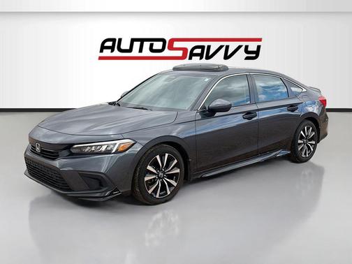 Gray Metallic 2024 Honda Civic EX