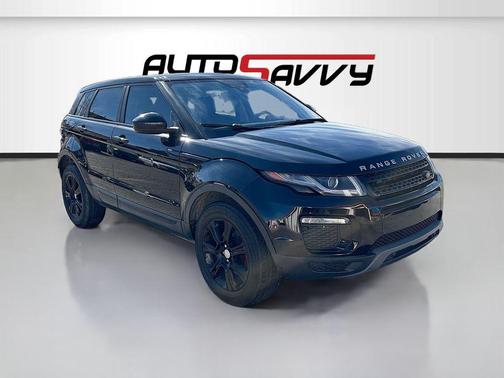 Black 2019 Land Rover Range Rover Evoque SE