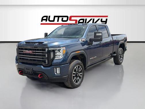Pacific Blue Metallic 2022 GMC Sierra 2500 AT4