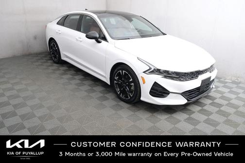 Glacial White Pearl 2022 Kia K5 GT-Line