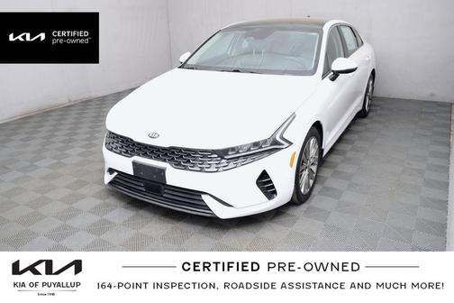 Glacial White Pearl 2021 Kia K5 EX