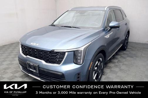 Mineral Blue 2025 Kia Sorento Hybrid EX