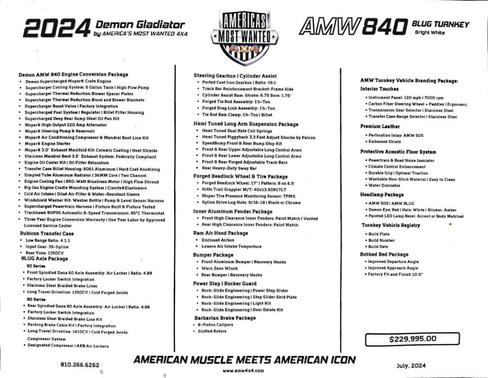 White 2024 Jeep Gladiator Mojave