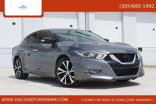Gun Metallic 2018 Nissan Maxima 3.5 SV