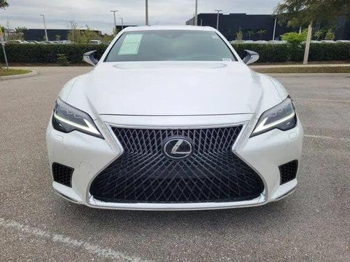 White 2021 Lexus LS 500