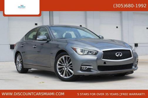 Graphite Shadow 2018 INFINITI Q50 3.0t LUXE