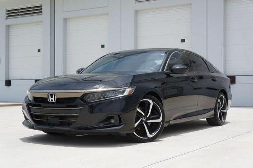 Black 2021 Honda Accord Sport 1.5T