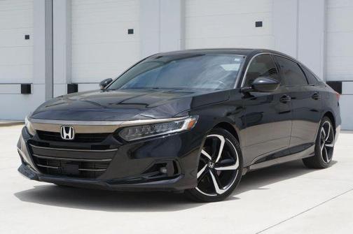 Black 2021 Honda Accord Sport 1.5T