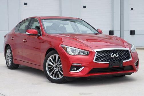 Dynamic Sunstone Red 2023 INFINITI Q50 LUXE
