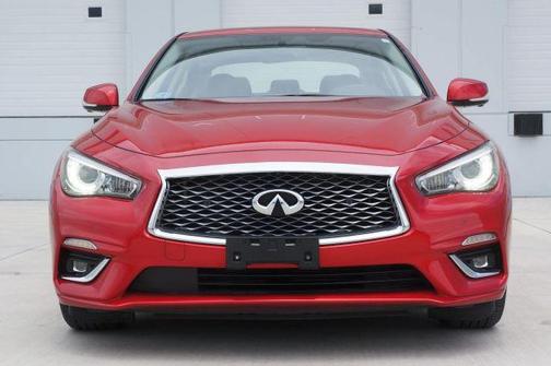 Dynamic Sunstone Red 2023 INFINITI Q50 LUXE