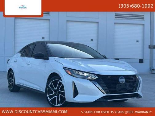 White 2024 Nissan Sentra SR