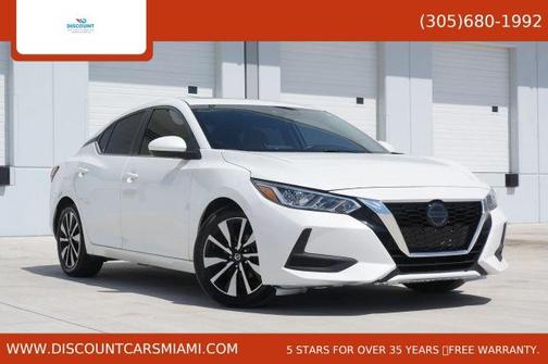 Aspen White 2023 Nissan Sentra SV