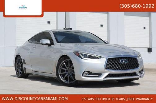 Silver 2017 INFINITI Q60 3.0T Premium