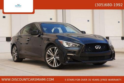 Black Obsidian 2022 INFINITI Q50 SENSORY