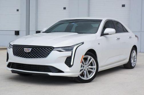 White 2021 Cadillac CT4 Luxury