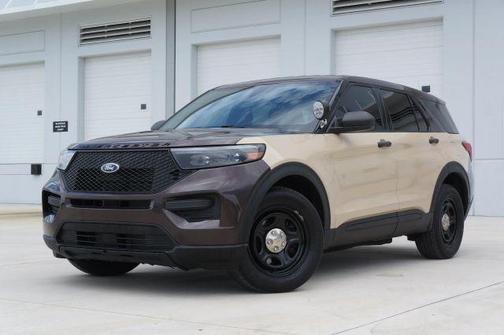 Beige 2023 Ford Utility Police Interceptor Base