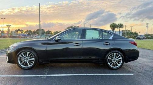 Midnight Black 2023 INFINITI Q50 LUXE