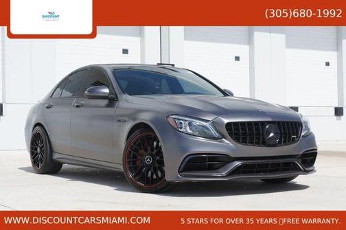 Gray 2020 Mercedes-Benz AMG C 63 Base