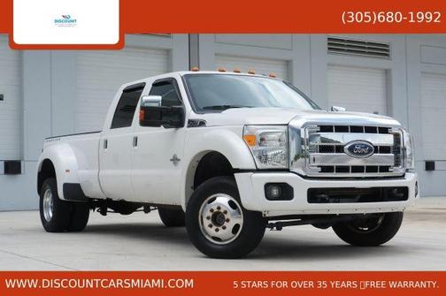 White 2016 Ford F-350 Platinum