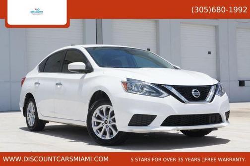 Cloud White 2019 Nissan Sentra SV