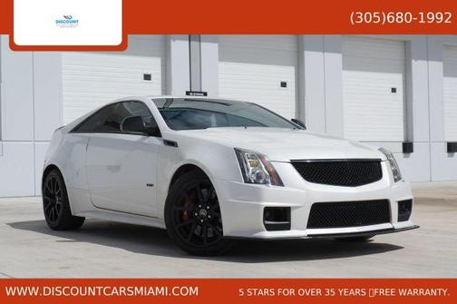 White 2015 Cadillac CTS-V Base