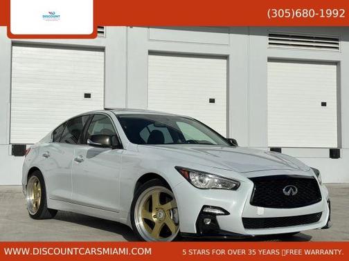 Majestic White 2016 INFINITI Q50 3.0T Premium