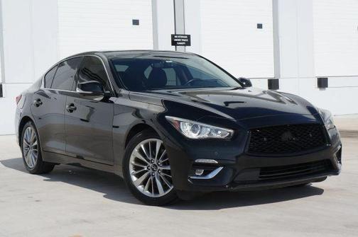 Black Obsidian 2021 INFINITI Q50 3.0t LUXE