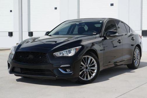 Black Obsidian 2021 INFINITI Q50 3.0t LUXE