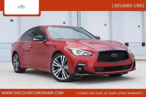 Candy Red Pearl 2024 INFINITI Q50 SENSORY
