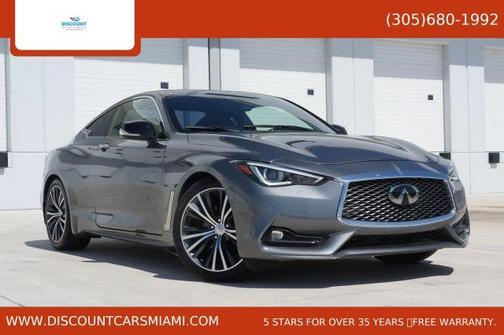 Graphite Shadow 2017 INFINITI Q60 3.0T Premium