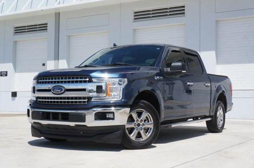 Blue 2018 Ford F-150 XLT