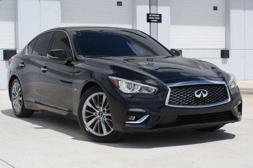 Black Obsidian 2019 INFINITI Q50 3.0t LUXE