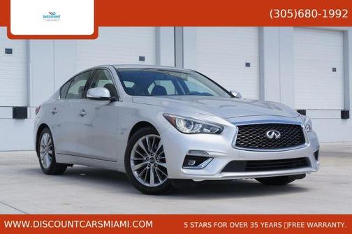 Liquid Platinum 2019 INFINITI Q50 3.0t LUXE