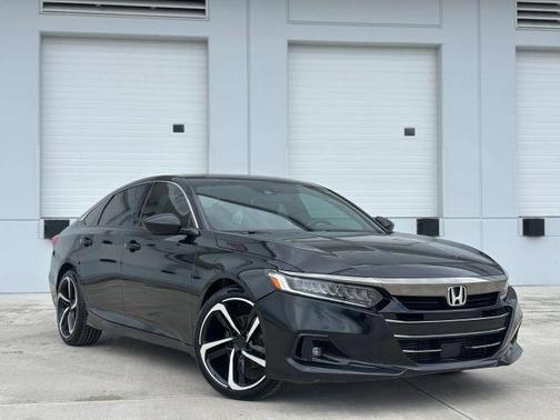 Black 2022 Honda Accord Sport 1.5T