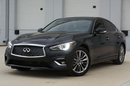 Black 2023 INFINITI Q50 LUXE