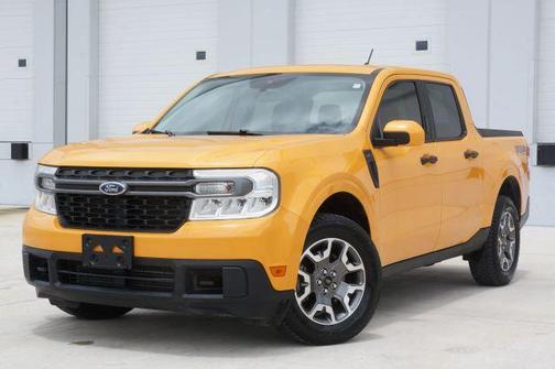 Yellow 2022 Ford Maverick XLT