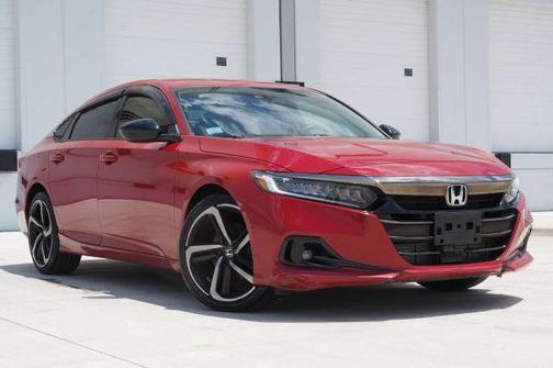 Red 2021 Honda Accord Sport SE