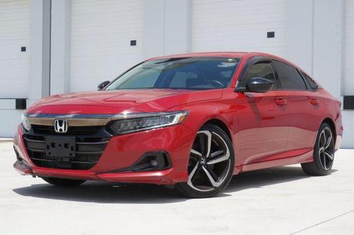 Red 2021 Honda Accord Sport SE