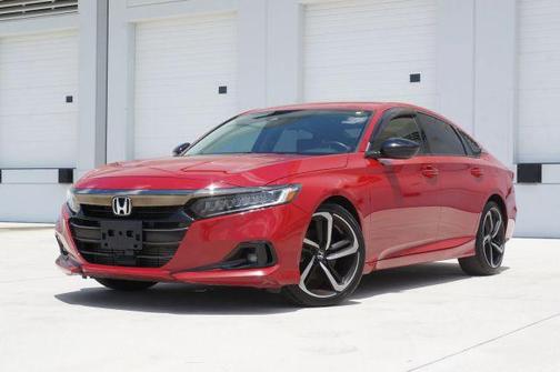 Red 2021 Honda Accord Sport SE