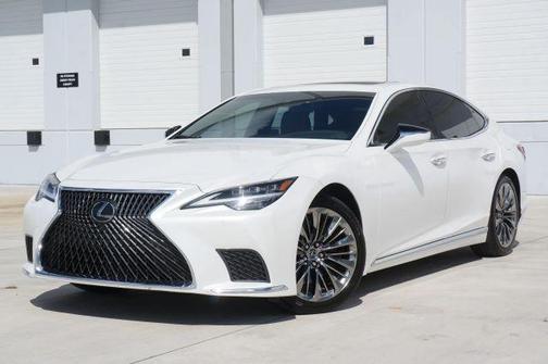 White 2021 Lexus LS 500