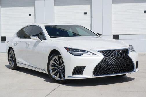 White 2021 Lexus LS 500