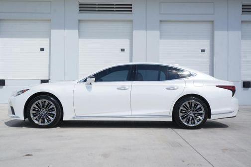 White 2021 Lexus LS 500