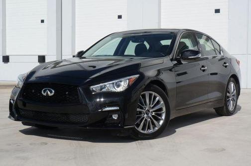 Midnight Black 2022 INFINITI Q50 LUXE