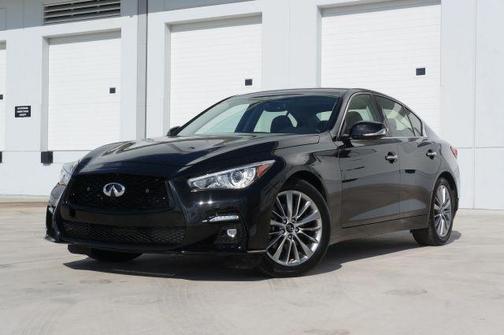 Midnight Black 2022 INFINITI Q50 LUXE