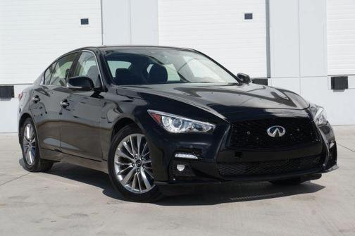 Midnight Black 2022 INFINITI Q50 LUXE