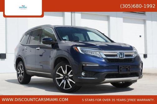 Blue 2021 Honda Pilot Touring 8-Passenger