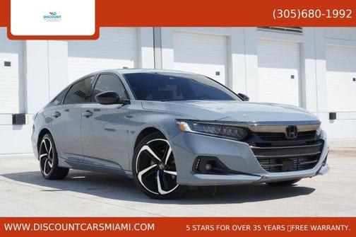 Gray 2022 Honda Accord Sport 2.0T